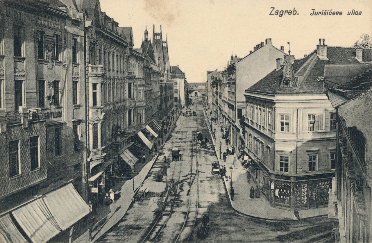 Jurišićeva ulica oko 1915. godine